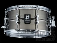 Sonor 13x7 Kompressor Series Black Nickel Plated Brass Snare Drum