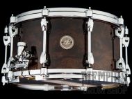 Tama 14x7 Starphonic Walnut Snare Drum - Gloss Black Walnut Burl