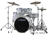 Yamaha Stage Custom Birch Drum Set 22/10/12/16/14 - Pure White with 680W Hardware Pack