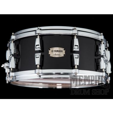Yamaha 14x6 Absolute Hybrid Maple Snare Drum - Solid Black