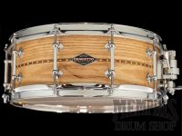 Craviotto 14x5.5 Custom Shop Ash Snare Drum with Walnut Inlay