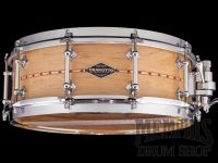 Craviotto 14x5.5 Custom Shop Maple Snare Drum with Red Inlay