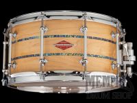 Craviotto 14x7 Private Reserve Maple Snare Drum with Dual Abalone Inlay