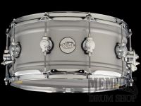 DW 14x6.5 Design Series Matte Aluminum Snare Drum