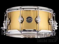 DW 14x6.5 Performance Series Thin Brass Snare Drum