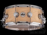 DW 14x6 Collector's Series Maple Snare Drum - Natural Satin Oil