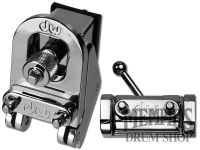 DW MAG Snare Drum Throw Off / 3P Three-Position Butt Plate Combo - Chrome