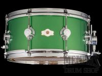 George H. Way 14x7 Aristocrat Studio Model Snare Drum - Elbaite Green