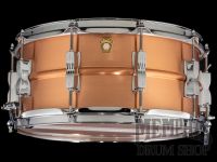 Ludwig 14x6.5 Acro Copper Snare Drum with P86C Throw-Off