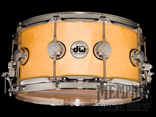 DW Collector's Series Maple Snare Drum 14x6.5 - Natural Lacquer