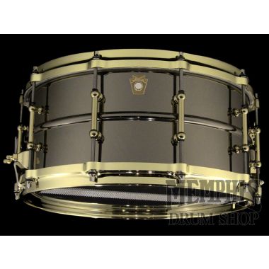 Ludwig 14x6.5 Black Beauty Millennium Snare Drum with Brass