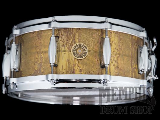 Gretsch 14x5.5 USA Custom Keith Carlock Signature Brass Snare Drum