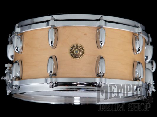 Gretsch 14x6.5 USA Custom Maple Snare Drum - Satin Natural