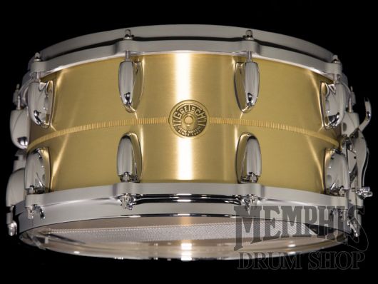 Brass Gretsch Drums GRETSCH G4169BBR 14X6.5 BELL BRASS SNARE DRUM 14 x 6.5 in 