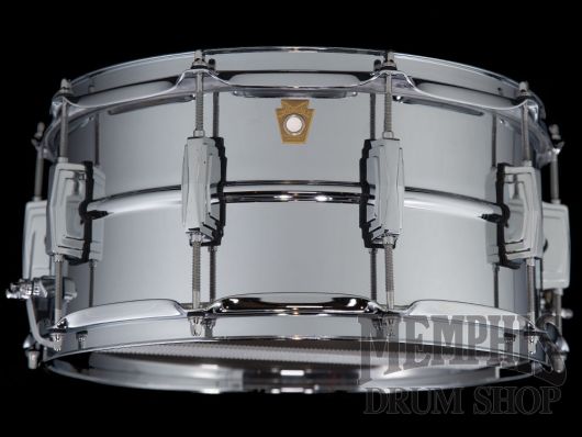 Ludwig 14x6.5 Chrome Over Brass Snare Drum