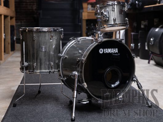 Used Yamaha Maple Custom Absolute Drum Set 18/10/14 - Embossed Silver