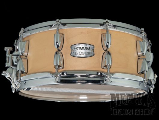 Butterscotch Satin Yamaha Tour Custom Maple 14 x 5.5 Snare Drum 