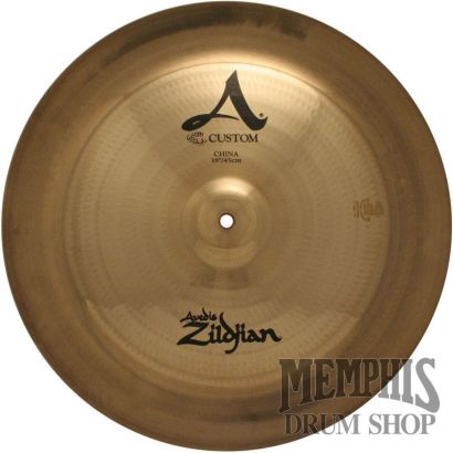 Lightly Used Zildjian 18 A Custom China Cast Bronze Cymbal with Mid to High Pitch & Bright Sound A20529 